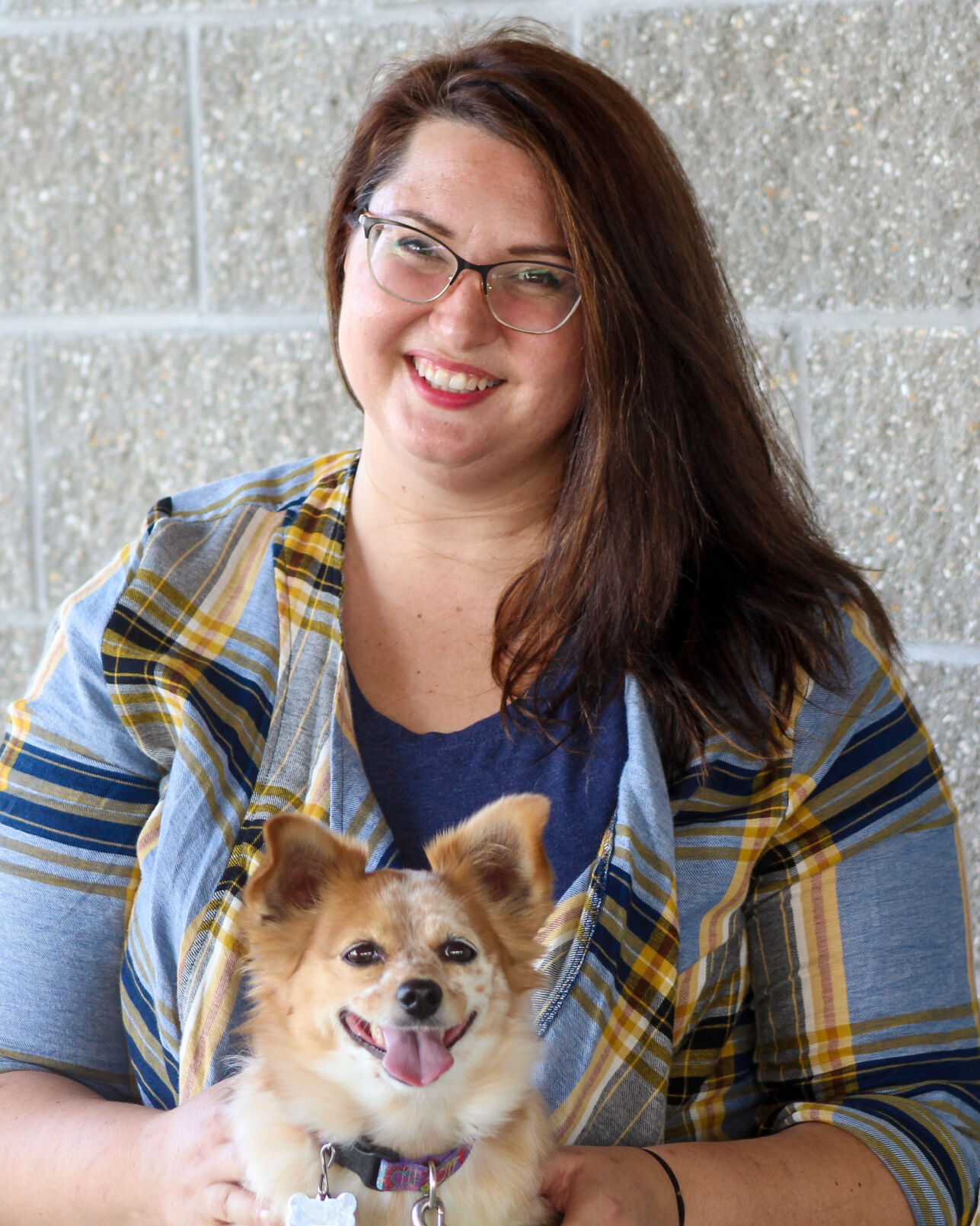 Kristin Bailey, theater teacher at West Middle School, stands for a portrait